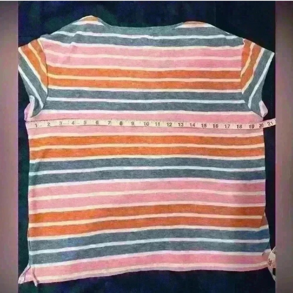 🔥Madewell Women’s Striped Shirt - Multicolor Size S EC🔥 - Picture 3 of 5